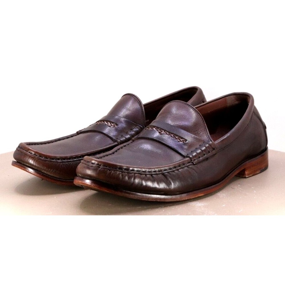 Cole Haan Brown Leather Penny Loafers
